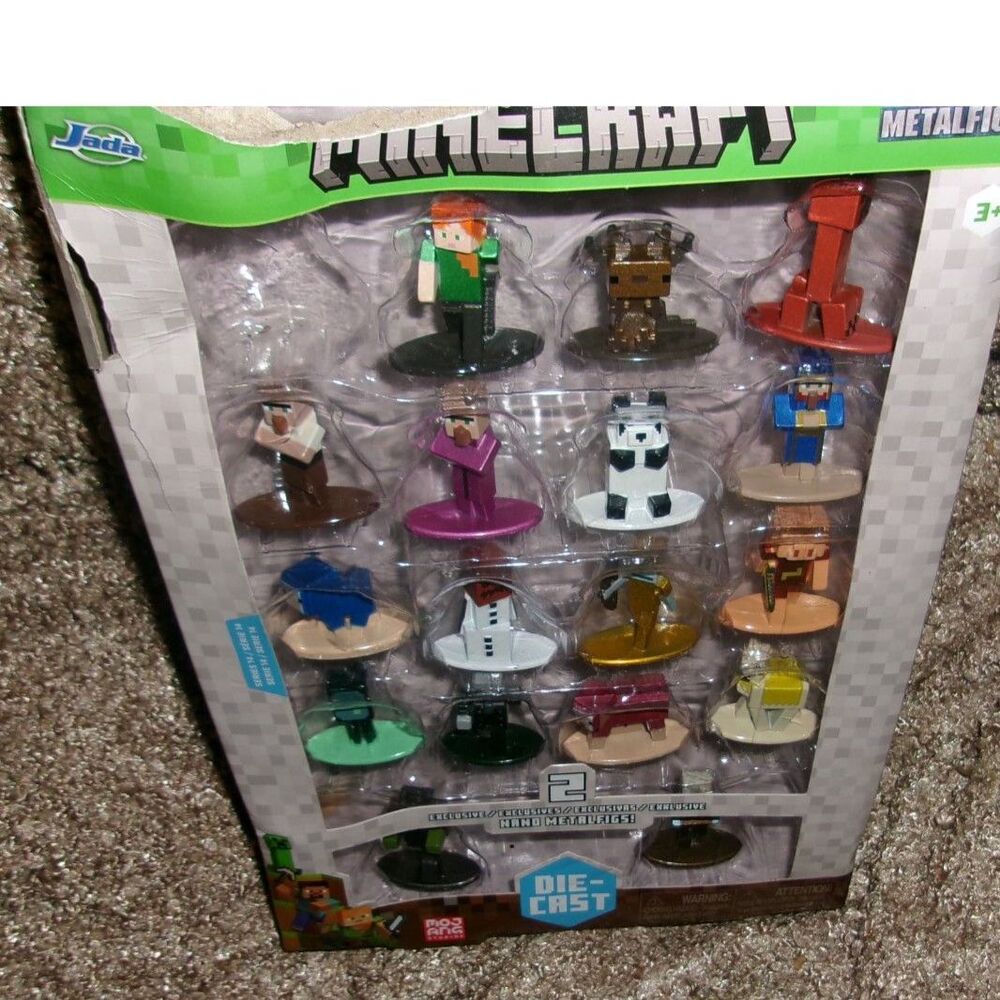 17pc MINECRAFT (2025) Nano Metalfigs ~Series 14~ Die Cast Figures